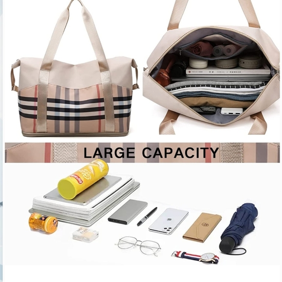 Large Capacity Expandable Utility Tote / Duffel Bag - Picture 5 of 7